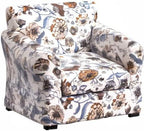 KRFOONN 2 Piece Chair Covers Printed Sofa Covers Couch Covers Washable Armchair Sofa Couch Slipcover Furniture Protector with Elastic Bottom for Living Room (Armchair, 11), Small