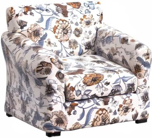 KRFOONN 2 Piece Chair Covers Printed Sofa Covers Couch Covers Washable Armchair Sofa Couch Slipcover Furniture Protector with Elastic Bottom for Living Room (Armchair, 11), Small