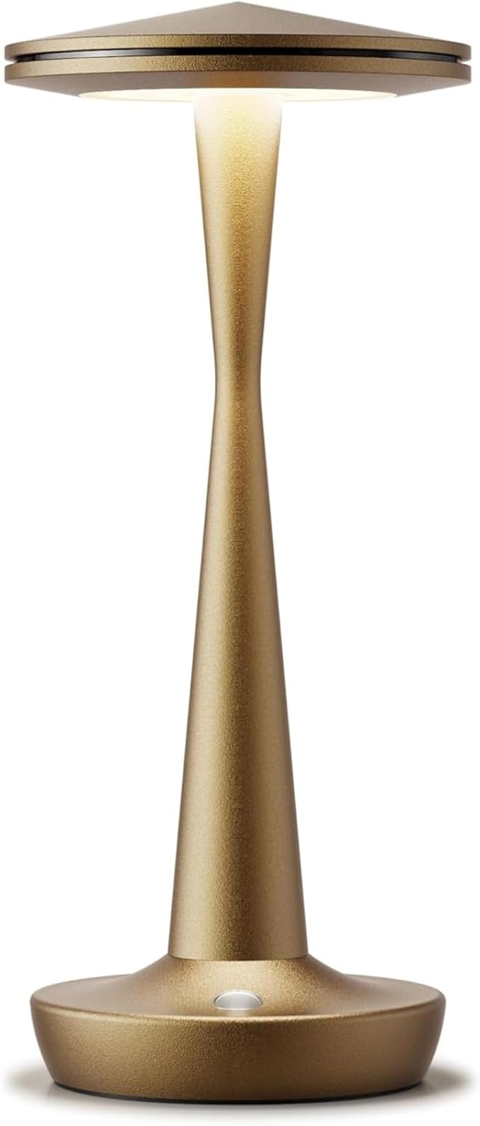 Cordless Table Lamp Rechargeable, 6000mAh Battery Operated Portable Table Light,Dimming LED Table Lamp for Restaurant/Patio/Outdoor (Bronze)