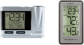 La Crosse Technology Atomic Projection Alarm Clock with Temperature | Wireless Digital Thermometer