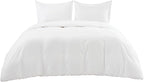 Bedsure 100% Rayon Derived from Bamboo Duvet Cover King Size - Lightweight Silky Cooling Comforter Cover Set for Hot Sleepers, Breathable & Moisture-Wicking Bedding Set, Pure White