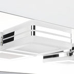 SOLFART 4 Light Vanity Light Bathroom Lights Over Mirror Modern Lights Over Mirror Gloss Chrome LED Bathroom Wall Lighting