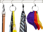 Multipurpose Closet Hangers- Tie and Belt Hanger for Closet- Great Space Saving Belt Organizer for Wardrobe - Ideal for Storing Belts, Ties, Scarfs, Baseball Hats, Purses & More- 1 Pack