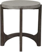Liberty Furniture Industries Cascade End Table, W22 x D22 x H24, Dark Brown
