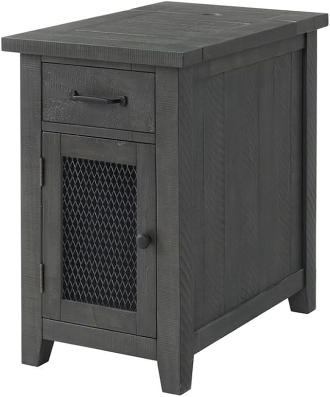 Martin Svensson Home Rustic Chairside Table, Grey