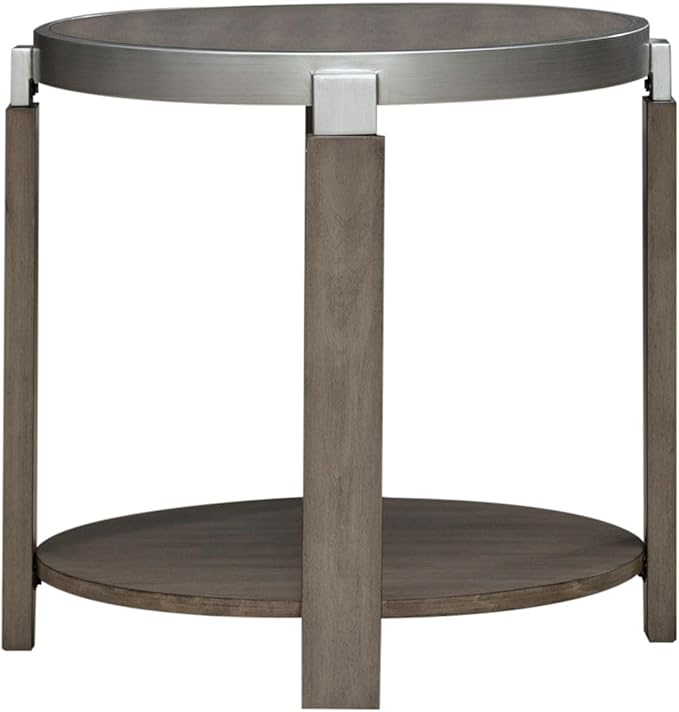 Liberty Furniture Sutton End Table for Living Room - Bleached Sand