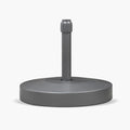 PURPLE LEAF AT4028 Patio Umbrella Base Stand Outdoor Heavy Duty Round Concrete Stand 62 LBS Black Market Table Umbrellas