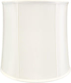 Royal Designs, Inc. BSO-719-16WH-2 Drum Basic Lamp Shade, 15 x 16 x 16, White, 2-Pack