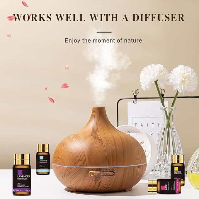 Essential Oil Set, 35PCS Premium Essential Oils Kit, 5ML Essential Oils Fragrance Oil Scent for DIY Candle and Soap Making
