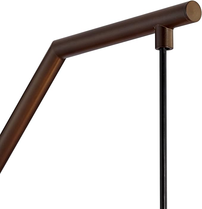 71 1/2" Moroccan Diamonds Bronze Downbridge Arc Floor Lamp