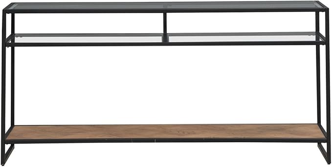 Liberty Furniture Bedford Sofa Table for Living Room - Weathered Oak