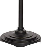 Regency Hill Traditional Adjustable Swing Arm Floor Lamp 58" Tall Painted Restoration Black Bronze Swirl Font Faux Silk Beige Drum Shade for Living Room Reading House Bedroom Family Home