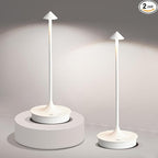 Cordless Table Lamp Rechargeable LED Table Lamps Battery Operated 4000mAh Touch Dimmable Wireless Lamp Waterproof Portable Outdoor Table Light for Restaurants and Dining Home Indoor/Outdoor Use