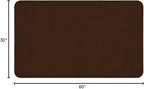 House, Home and More Skid-Resistant Carpet Indoor Area Rug Floor Mat - Chocolate Brown - 3 Ft X 5 Ft - Non Slip Rubber Backing, Stain Resistant, Dog Friendly, Living Room Bedroom Kitchen Entryway