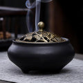 Ceramic Incense Burner (Black)