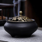 Ceramic Incense Burner (Black)