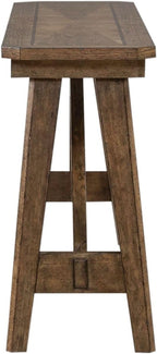 Liberty Furniture Carolina Park Sofa Table for Living Room - Amber Brown Oak