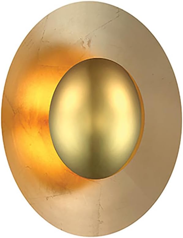 Modern Forms Blaze 12in LED Wall Sconce 3000K in Gold Leaf