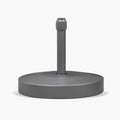 PURPLE LEAF Patio Umbrella Base Stand AT4035 Market Table Umbrellas Outdoor Heavy Duty Round Concrete Stand 77 LBS Black