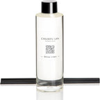 Chloefu LAN Fresh Linen Reéd Diffuser Refill 200ml/6.76 fl oz, Natural Essential Scented Oil, Best for Aromatherapy, SPA and Home, 0% Alcohol, A Fresh Clean Cotton Scent, Free Set of Sticks