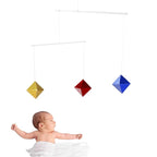 Set of 4 Portable Montessori - Munari, Gobbi, Octahedron, Dancers. Montessori Mobile, Baby Mobile, Hanging Mobile