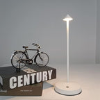 Rechargeable Cordless Lamps,3000mAh Battery Operated Table Lamp,Portable LED Touch 2 Levels Brightness Dimmable Bar Lamp,Battery Powered Lamps for Bars,Restaurant,Living Room(2 Pack,White)
