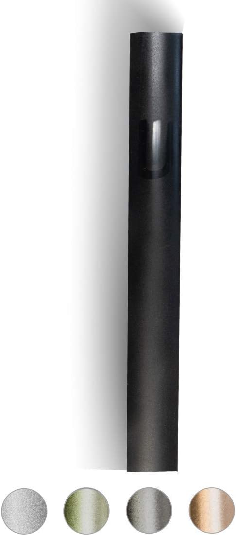A&S Mezuzot Mezuza Aluminum Waterproof Case Peel & Stick Easy Installation Home Blessing (Black, 5inch)
