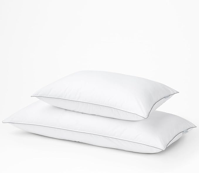 Tuft & Needle Down Alternative Standard Size Pillow Set — Support for Back or Side Sleepers — Hypoallergenic Polyester Fill Within a 100% Cotton Shell— Standard 100 by Oeko-TEX Certified