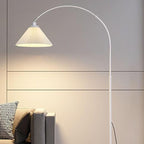 CraftThink Floor Lamp, Contemporary Metal Corner Lamp with Geometric Shade, E26 One-Light Tall Lamp Standing Lamp for Bedroom Reading Living Room, Bulb not Included (Gold)