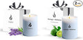 Natur IX Bundle: Calming & Energy Candles – All Natural, Non-Toxic Soy Candles with Essential Oils | Pack of 2, 8.3oz Each