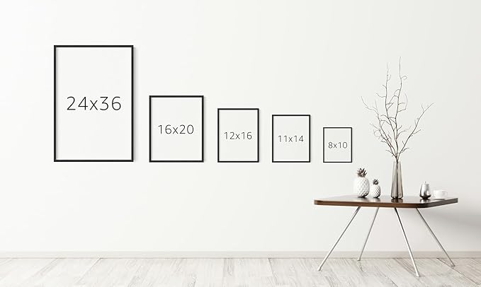 Minimalist Face to Face Wall Art Two Portraits Continuous Line Drawing 8x10 Inch Oak Wood Black Framed Modern Aesthetic Profile Print for Bedroom Decor