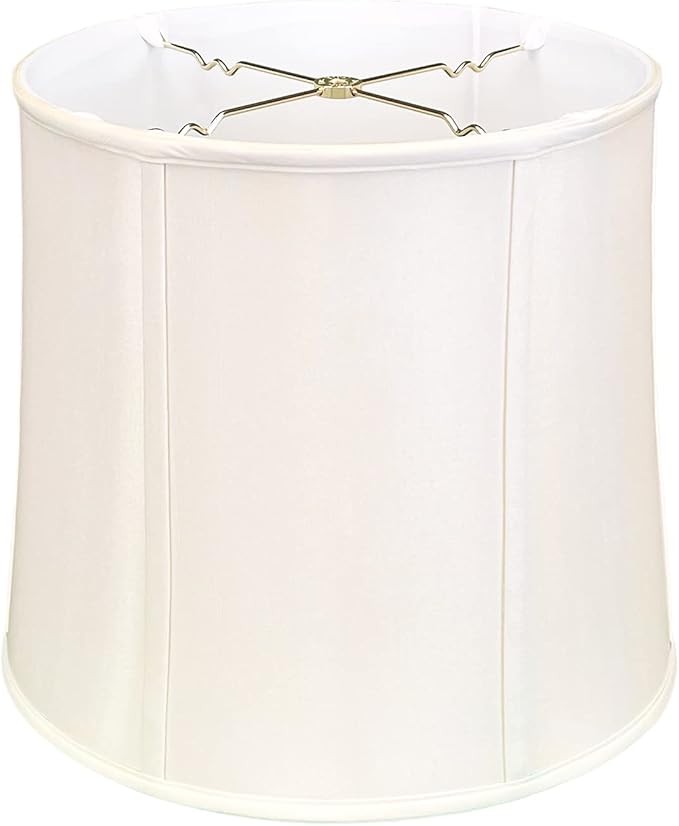 Royal Designs Basic Drum Lamp Shade - White - 14 x 15 x 15