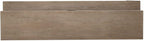 Liberty Furniture Brentwood Console Bar Table with AC, USB Charging Station for Living Room - Sandstone Oak Wood