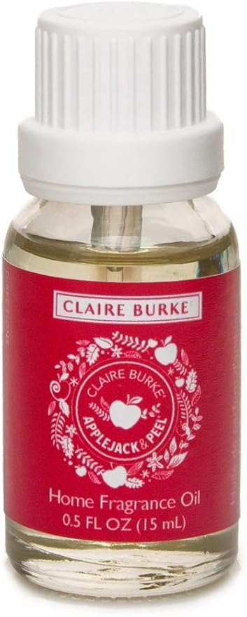 Claire Burke Decorative Potpourri & Fragrance Oil Set, Applejack & Peel Scent, 1 Count