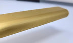 5-Case Pack Matte Brass 96" Oval Wardrobe Closet Tubing Aluminum Rods - 1.5mm Thickness