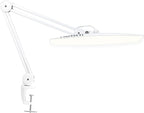 Neatfi XL Nail Desk Lamp with Clamp, 2200 Lumens, 20-Inch Wide Head, Dimmable 4 Levels, 3 Color Modes 3000K–6000K, LED Task Light for Manicure Table, Crafts, Workbench, Office (CCT, White)