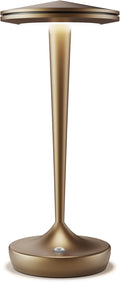 Cordless Lamp Rechargeable LED Table Light,48Hrs Battery Operated Table Lamp,Potable Lamp with Stepless Dimming and Waterproof Lamp for Kitchen,Dining,Shower,Outdoor Patio,Camping (1Pbronze)