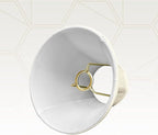 Royal Designs, Inc. BSO-704UT-8EG True Bell Basic Lamp Shade with UNO Fitter, 4 x 8 x 6.5, Eggshell