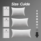 Globon Ultra Soft Down Pillow King Size Set of 2, All Down Filled Bed Pillow for Sleeping, 100% Cotton Shell 500 Thread Count 700 Fill Power, Soft Hotel Collection Down Feather Pillow 20" x 36"