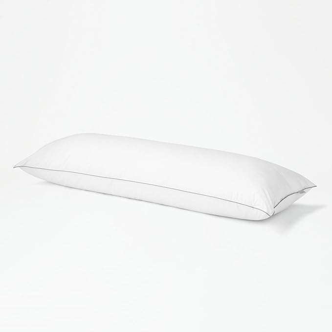 Tuft & Needle Body Pillow — Extra Support for Pregnancy and Side Sleepers — 100% Supima Cotton Shell Filled Lightweight Down Alternative — Standard 100 by Oeko-TEX Certified