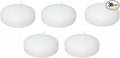 D'light Online Large White Floating Candles 3 Inch Wax Discs for Events, Weddings, Spa, Home Decor, Special Occasions, Cylinder Vases, Centerpieces, Pool and Holidays (Large - 3" (Set of 36), White)