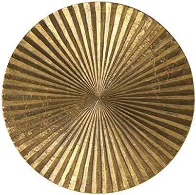 Decorlives Set of 3 Sunburst Metal Wall Art for Home Décor, Decorative Hanging Sculpture, Wall-Mount Decoration for Living Room Bedroom Farm House Cottage, Modern and Antique Figurine | Circular