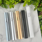 A&S Mezuzot Mezuza Aluminum Waterproof Case Peel & Stick Easy Installation Home Blessing (Silver, 7inch)