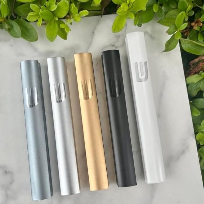 A&S Mezuzot Mezuza Aluminum Waterproof Case Peel & Stick Easy Installation Home Blessing (Silver, 7inch)