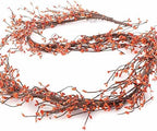 NeoL'artes Artificial Fall Berry Garland, 6 Feet, Orange Berries, Decorative Mantle and Table Decor (Orrange)