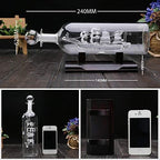 Home Decore Ship in A Bottle Glass Boat Wooden Home Room Decoration Vintage Hogar Decoration Accessories