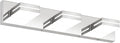 Bathroom Vanity Lighting Fixtures Over Mirror (3-Light, 24-Inch) Modern LED Bathroom Wall Lighting Fixtures, Chrome (Cool White 6000K)