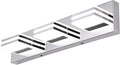 LED Vanity Lights 20in Bathroom Lights Fixtures over Mirror 3 Light LED Lighting Fixture for Bathroom 18W Mirror Lighting Fixture Modern Bath Light Bar Chrome Bath Lamps 6000K Vanity Wall Scone