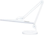 Neatfi XL 2,200 Lumens LED Task Lamp, 24W, 117 Pcs SMD LED, 23 Inches Ultra Wide Lamp, 4 Level Brightness Dimmable, Eye-Caring Light, Glare Free (Non-CCT with Base, White)