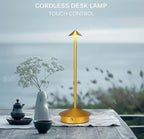 Regalia Rechargeable LED Table Lamp | Cordless Dimmable Touch Control | Waterproof Modern Lighting | USB-C Charging | Bedroom Living Room Nightstand Accent Table Lamp | Black | 4-Piece Set
